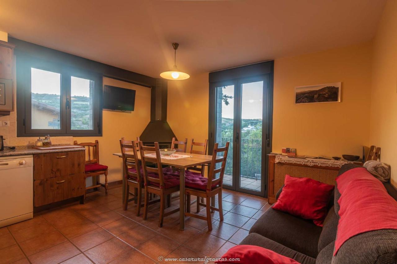 Casa Rural Graeras En Castigaleu Bagian luar foto